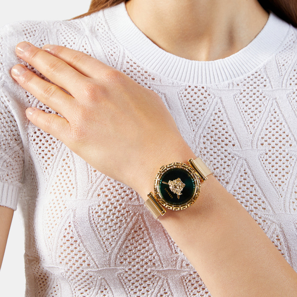 Versace Stainless Steel Round watch