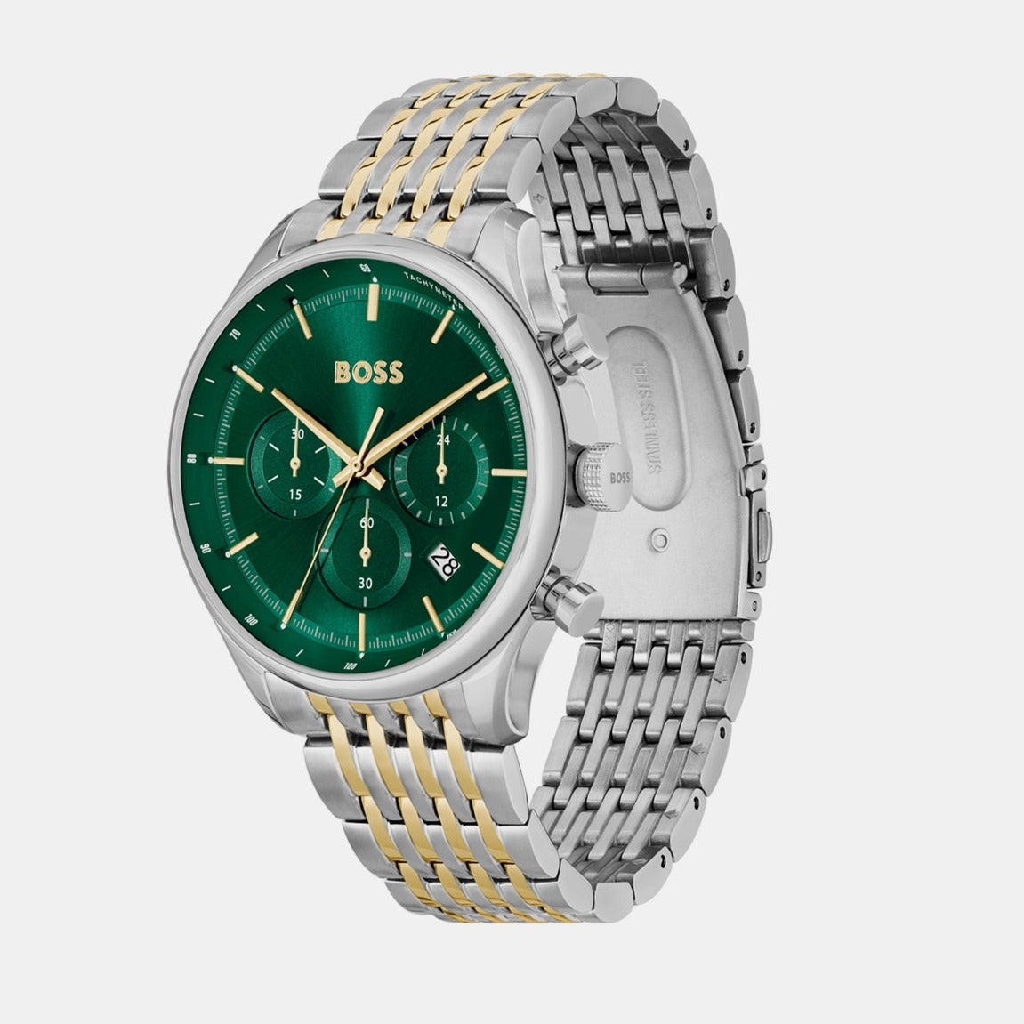 Gregor Men's Green Chronograph Stainless Steel Watch 1514081