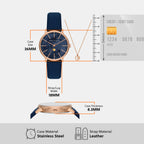 Armani Exchange 36 mm Blue Quartz watch