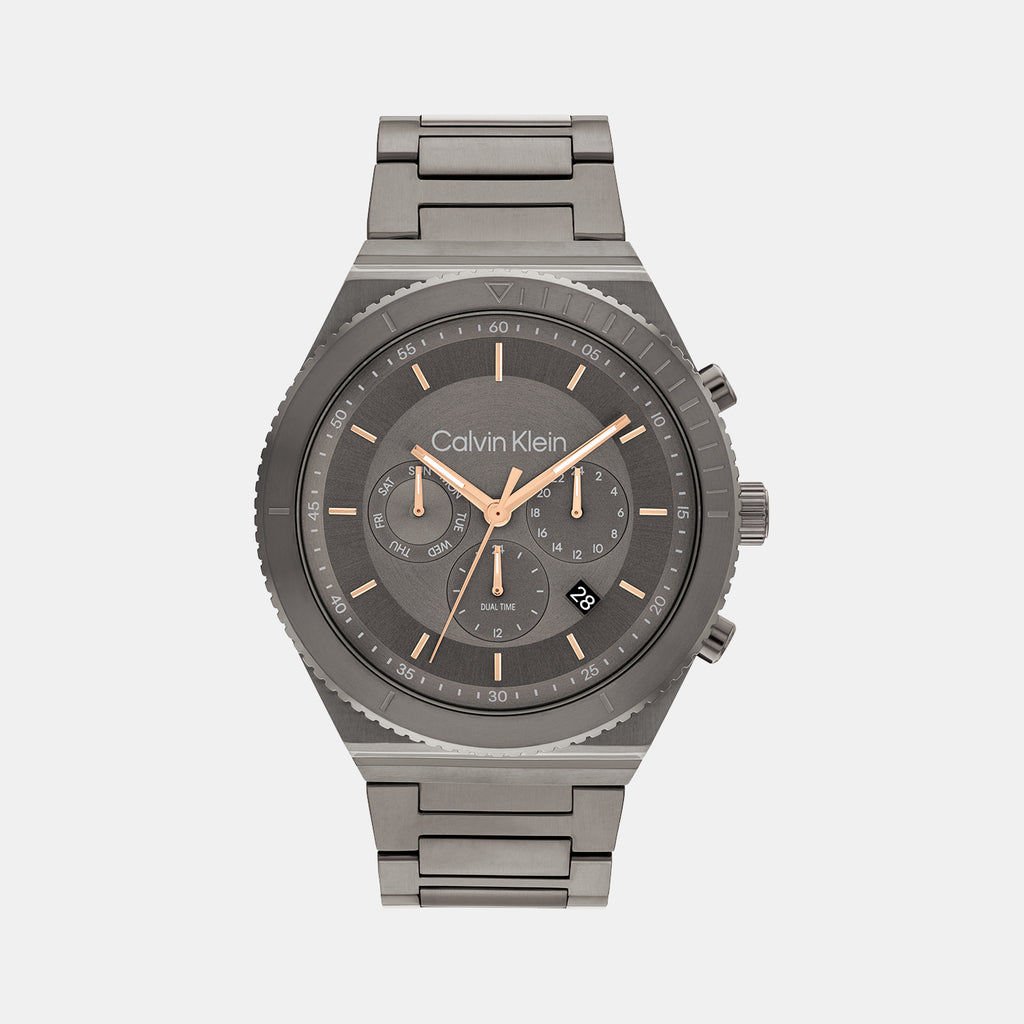 Calvin Klein Tonneau Grey Chronograph watch