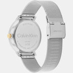 Calvin Klein Unisex Round Silver watch