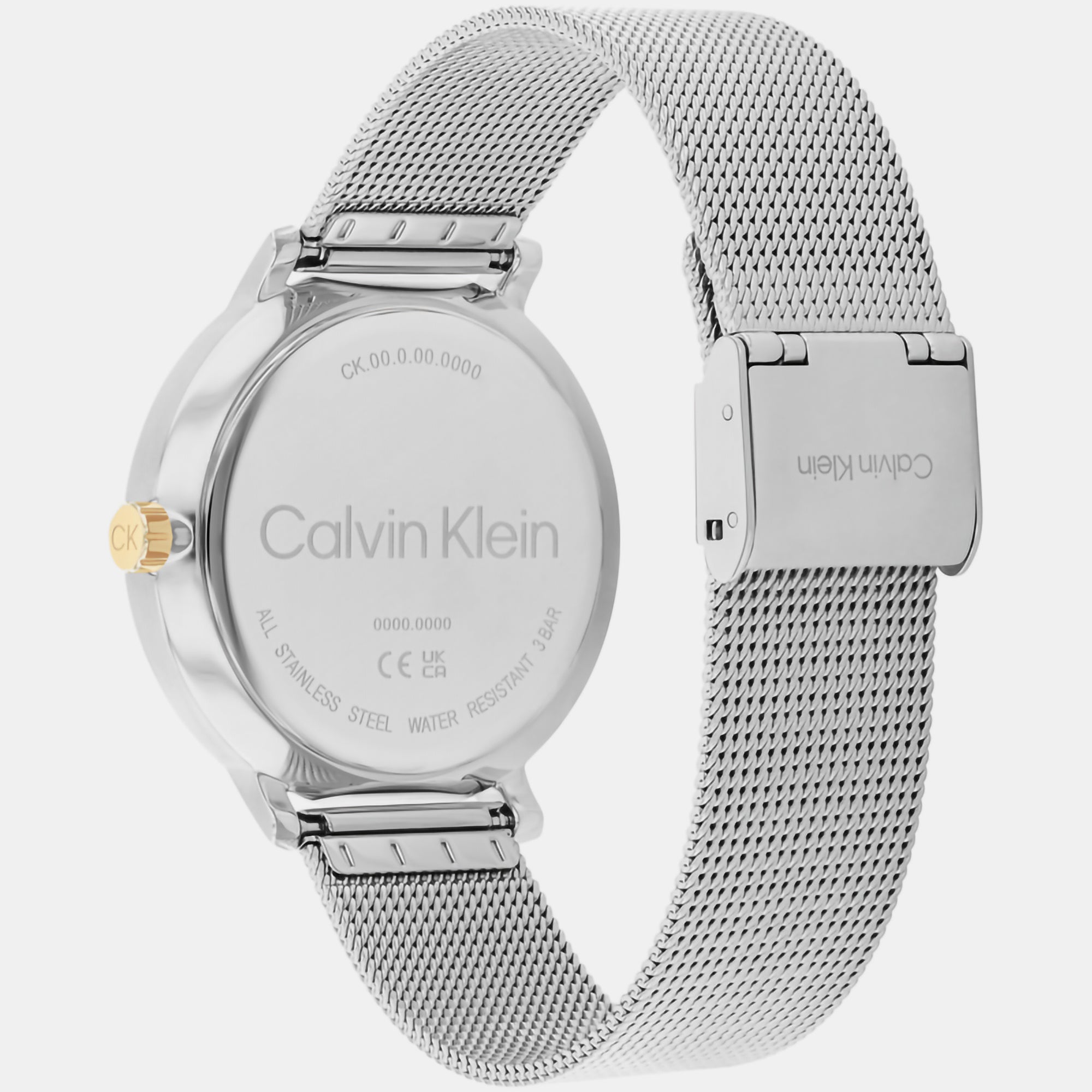 Calvin Klein Unisex Round Silver watch