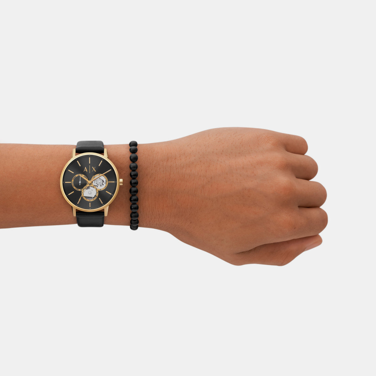 Armani Exchange Stainless Steel Round watch