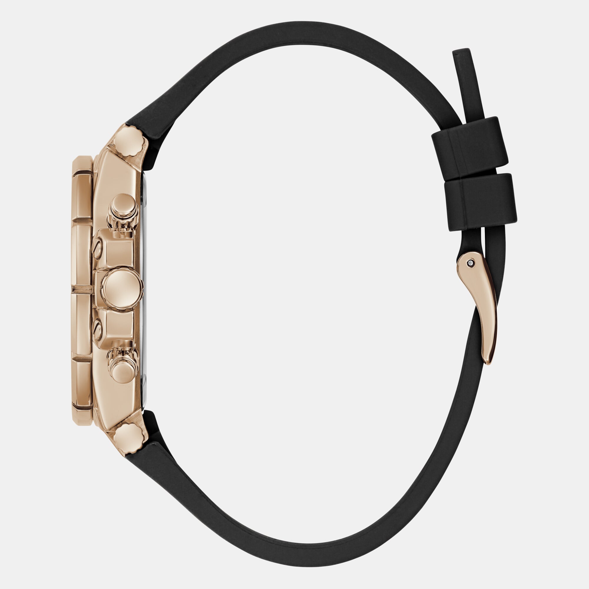 Guess Stainless Steel Round watch