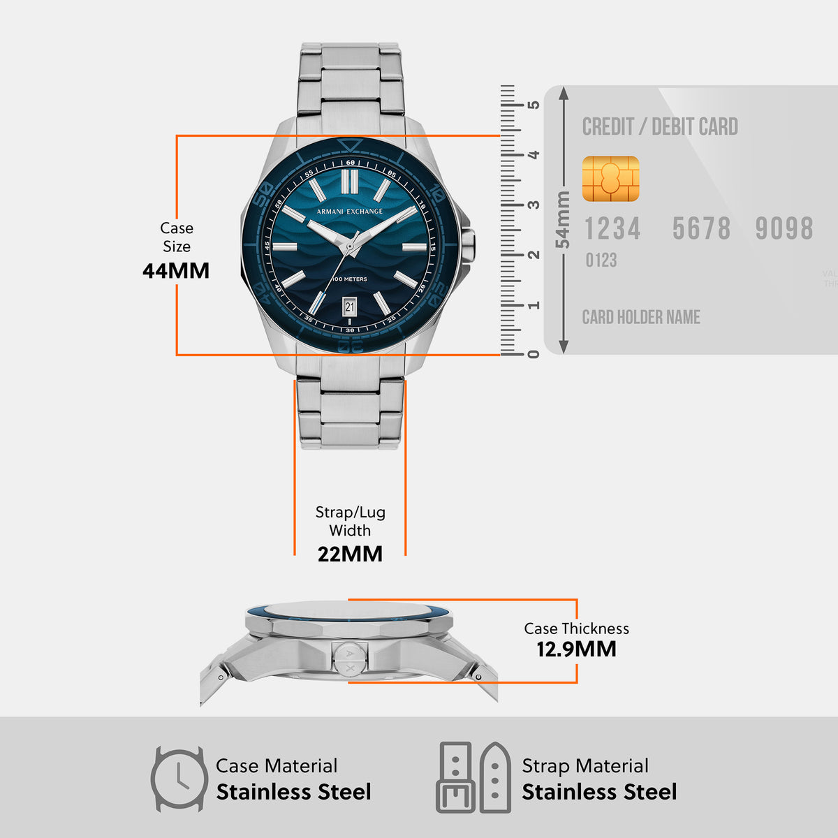 Armani Exchange 30 mm Silver Quartz watch