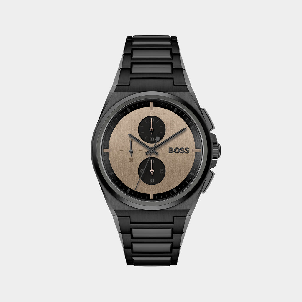 Boss Tonneau Brown Chronograph watch