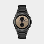 Boss Tonneau Brown Chronograph watch