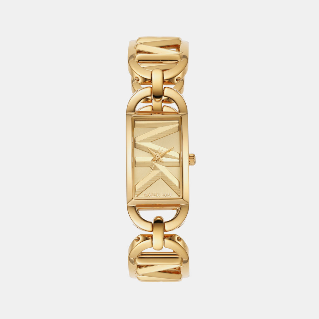 Michael Kors Rectangular Gold Analog watch