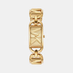 Michael Kors Rectangular Gold Analog watch