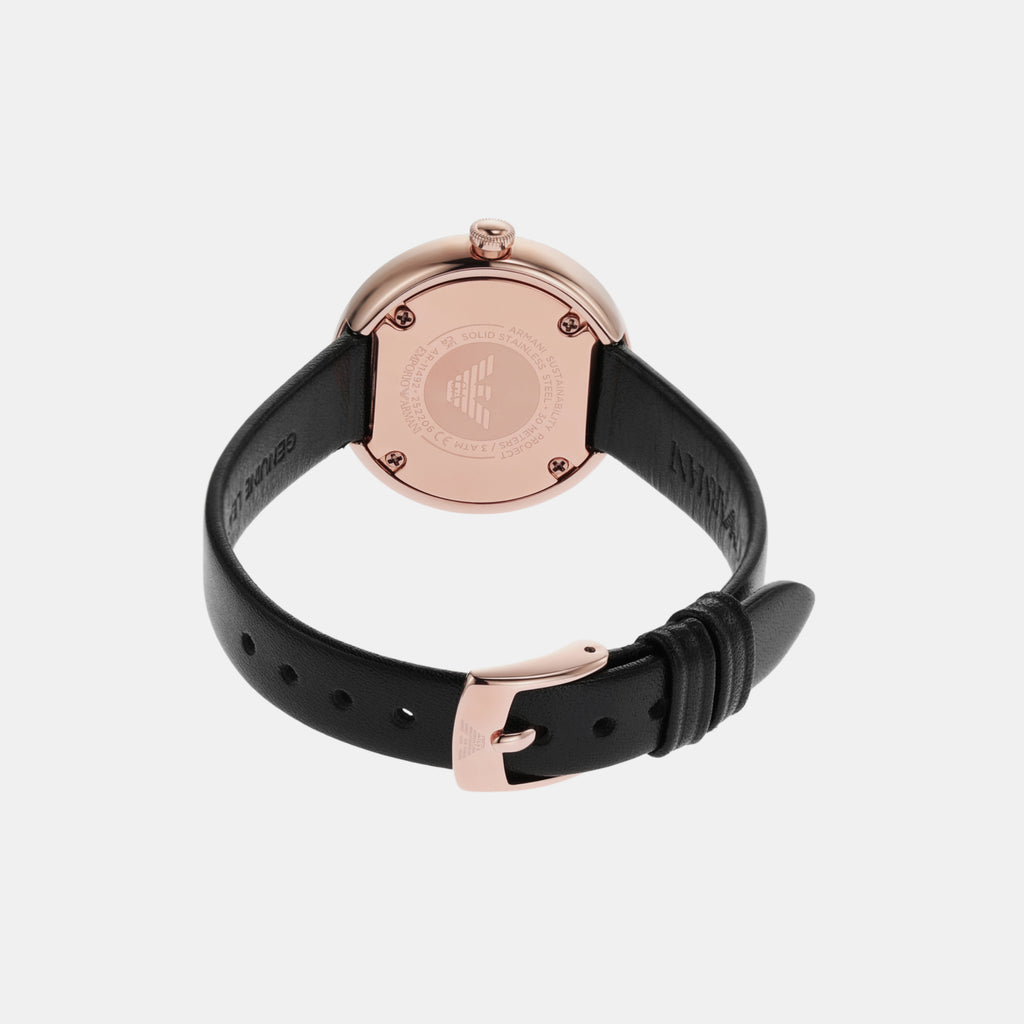 Emporio Armani Women Round Silver watch