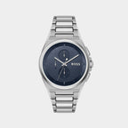 Boss Tonneau Blue Analog watch