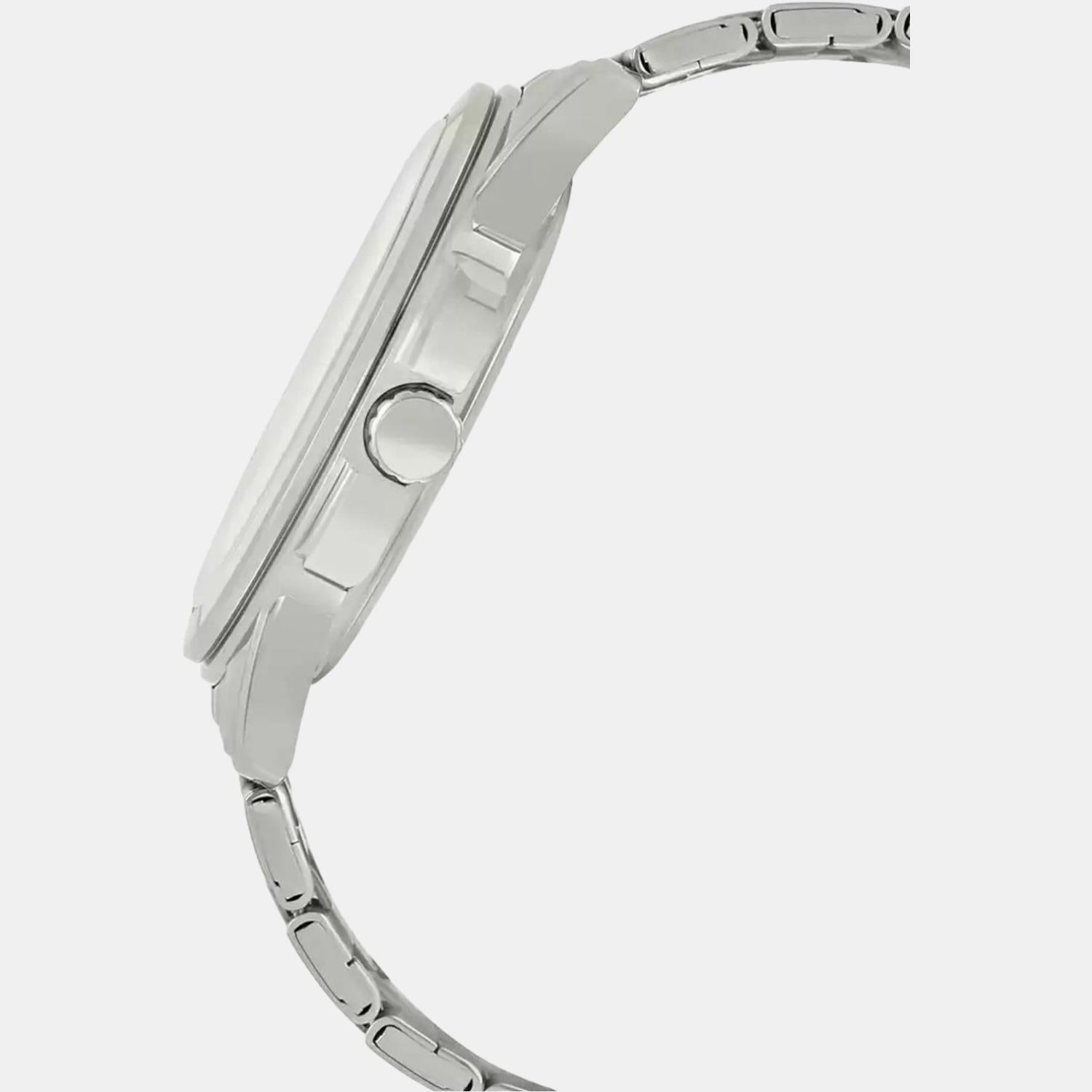 Casio Men Round White watch