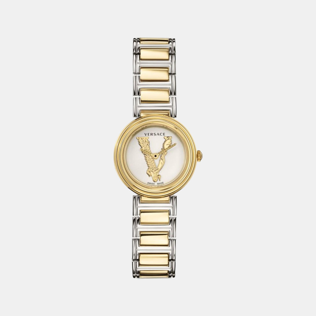 Versace Round White Analog watch
