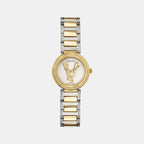 Versace Round White Analog watch