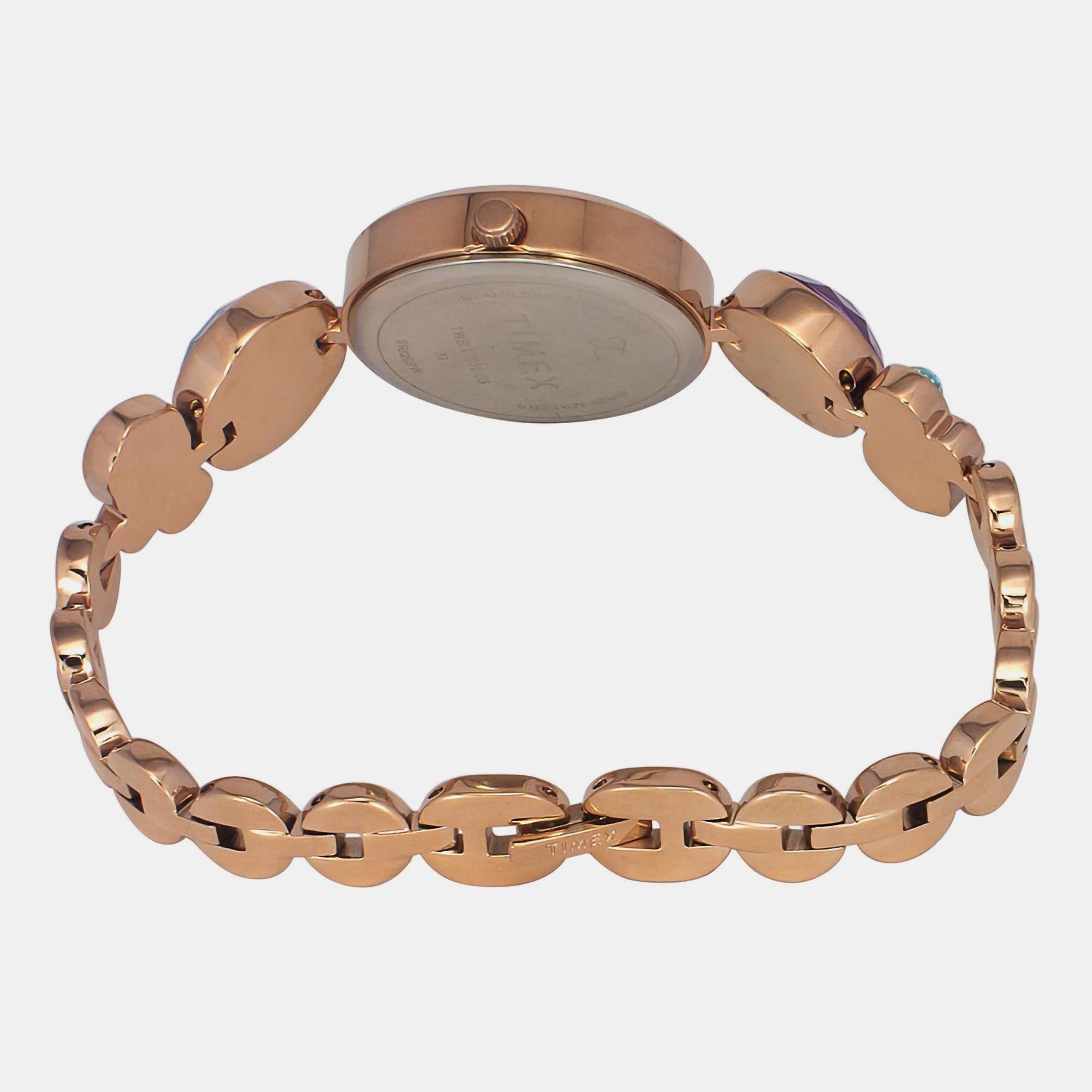 Timex Women Round Pink watch