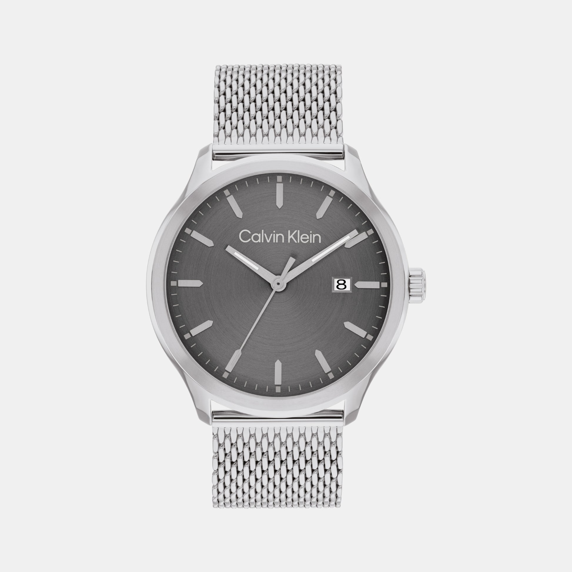 Define Male Grey Analog Mesh Watch 25200352