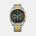 Citizen Round Black Chronograph watch