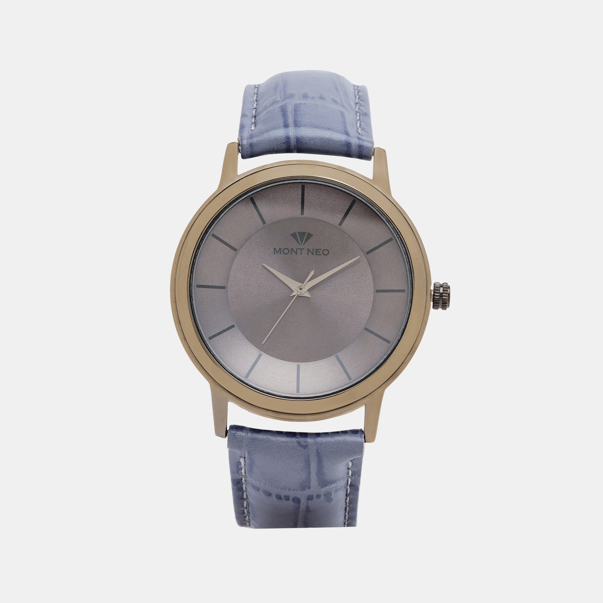 Mont Neo Round Grey Analog watch