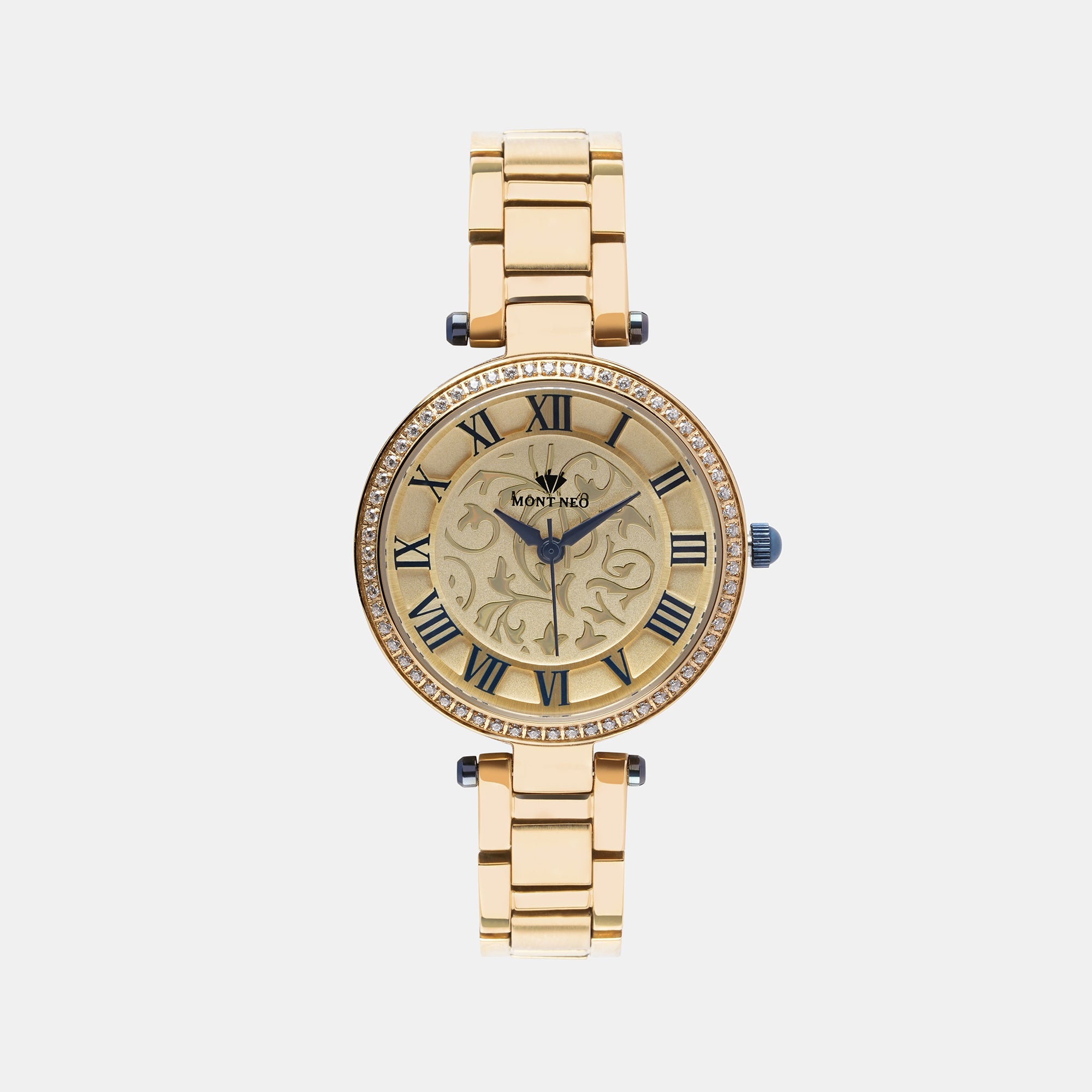 Mont Neo Round Gold Analog watch