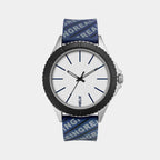 Helix Round Silver Analog watch