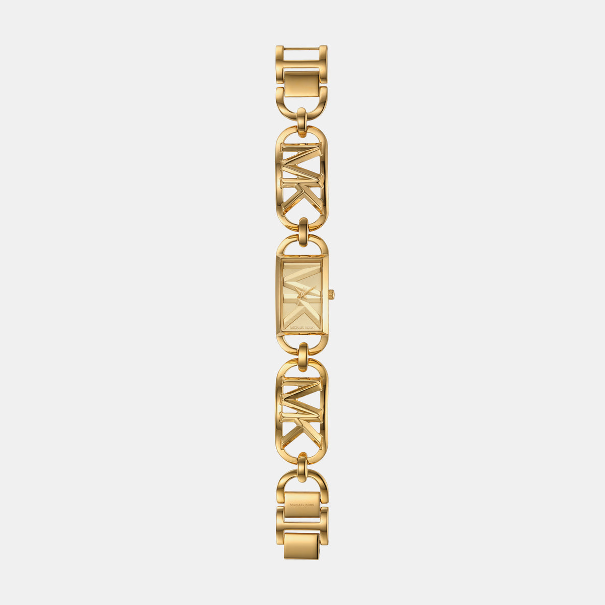 Mk Empire Women Quartz Gold Dial Analog Stainless Steel Watch MK7406
