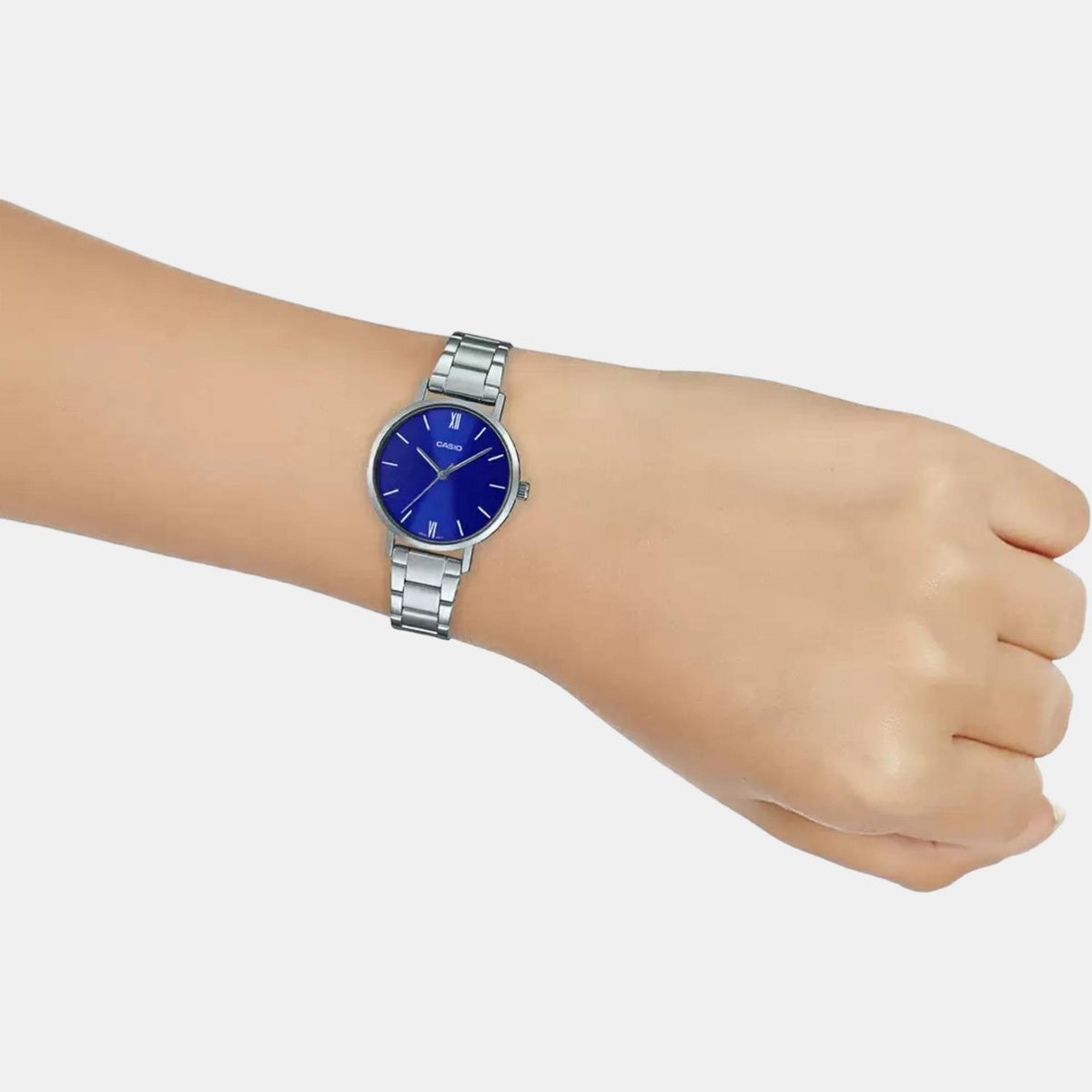 Casio Stainless Steel Blue watch