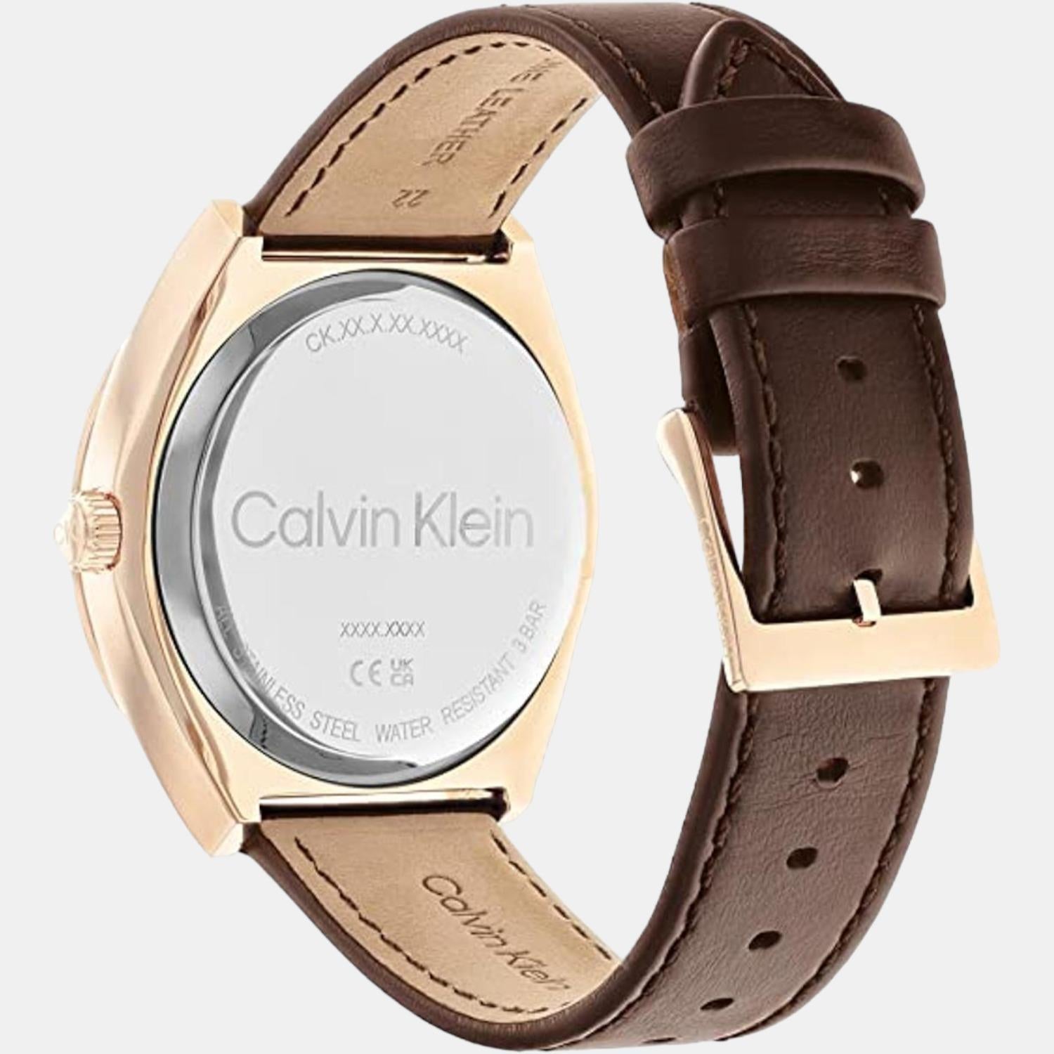 Calvin Klein Men Round Green watch