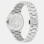 V-Code 3 H.(Wc-6A) Men Quartz Grey Dial Analog Stainless Steel Watch VE6A00323