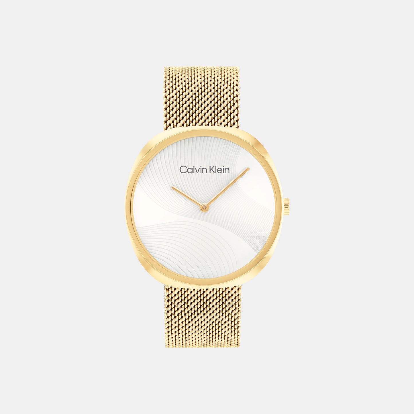 Female Silver Analog Mesh Watch 25200246