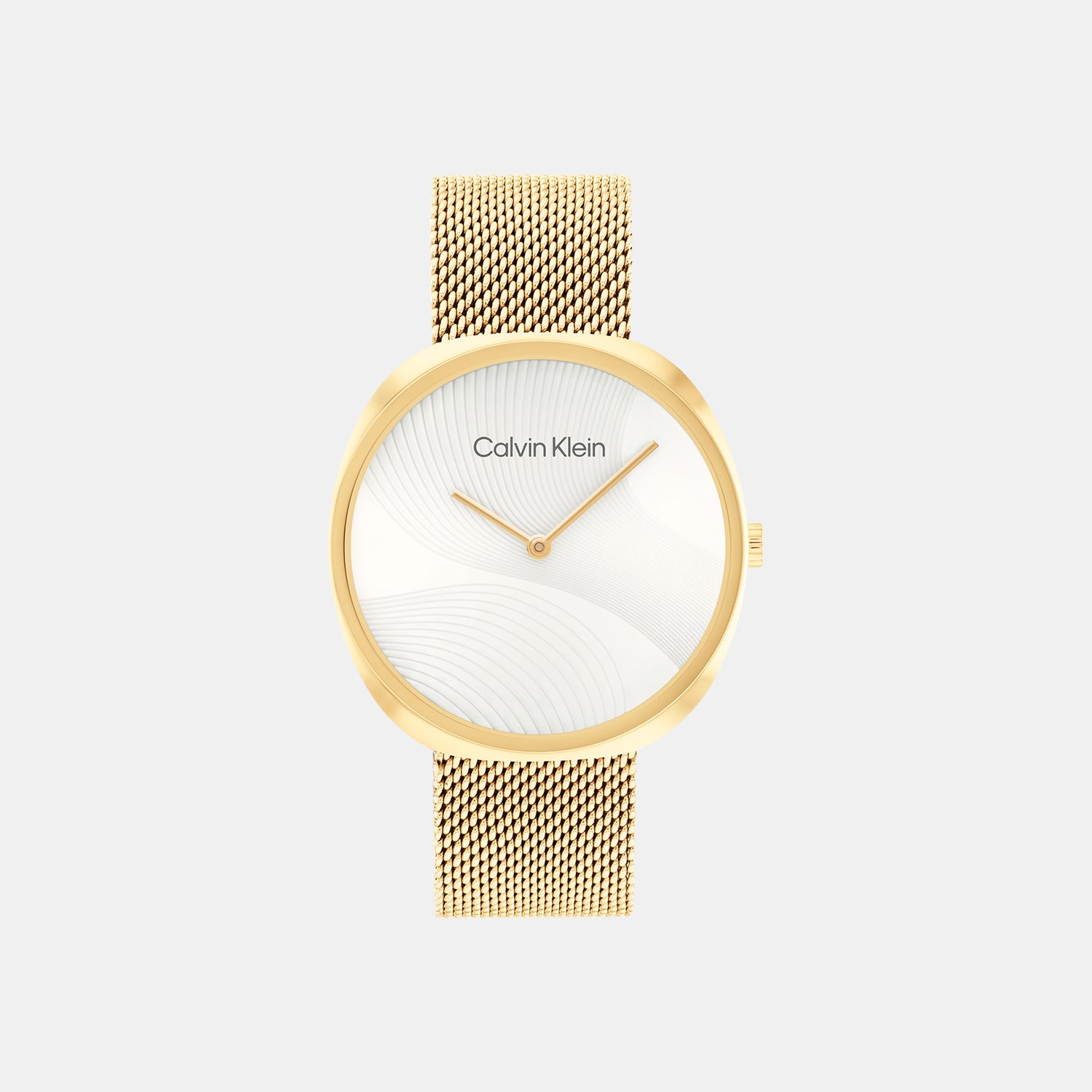 Female Silver Analog Mesh Watch 25200246