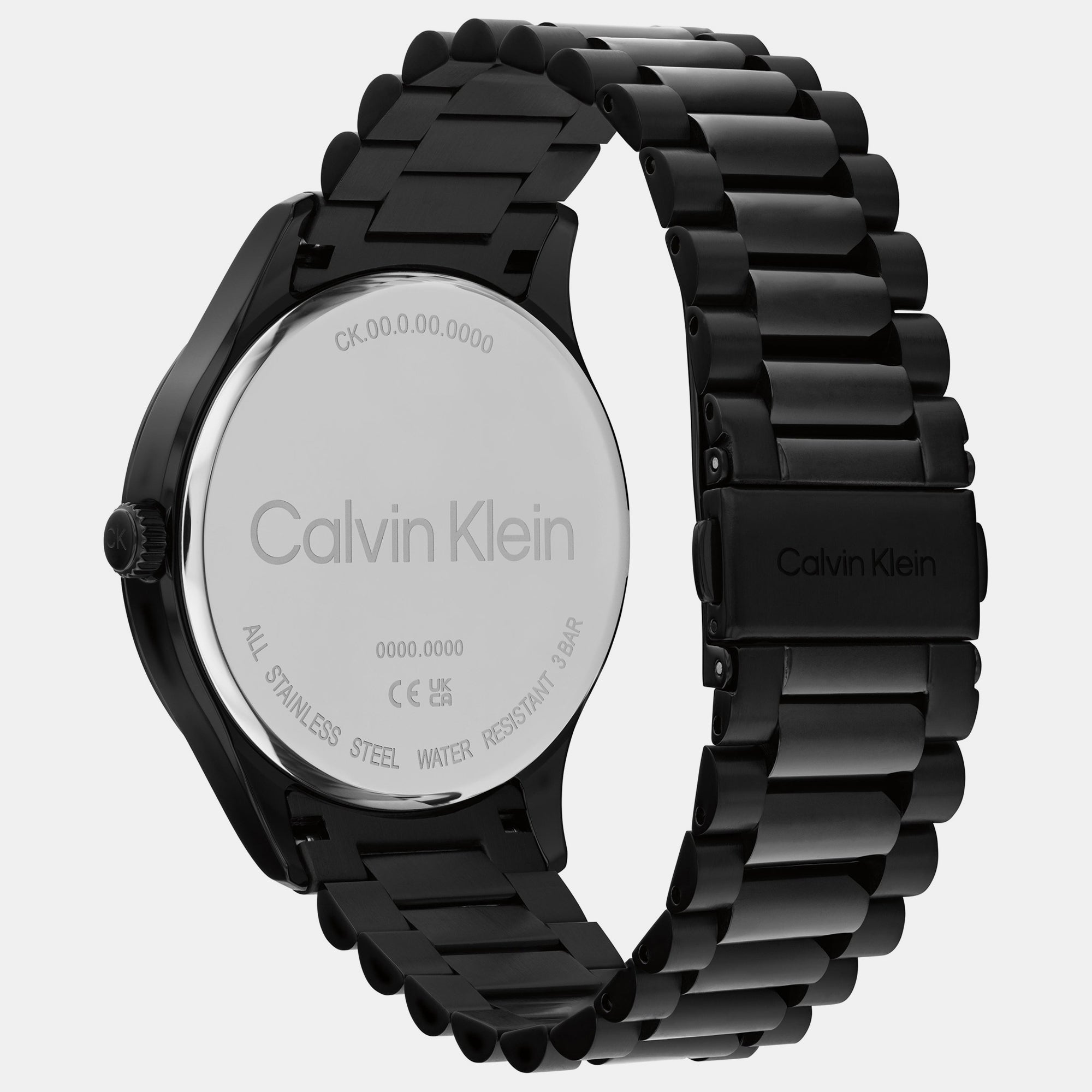Calvin Klein Unisex Round Black watch