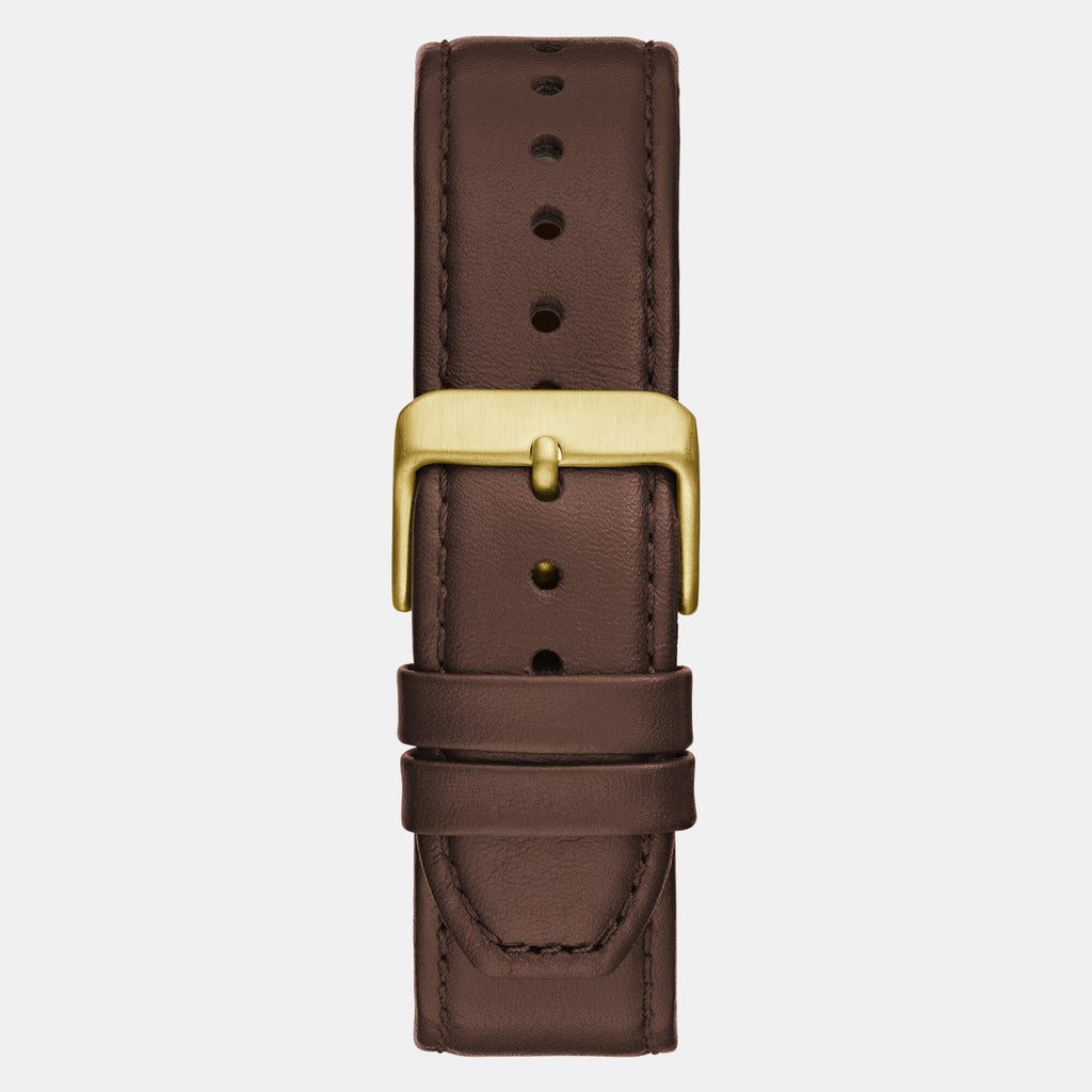 Guess Leather Blue watch