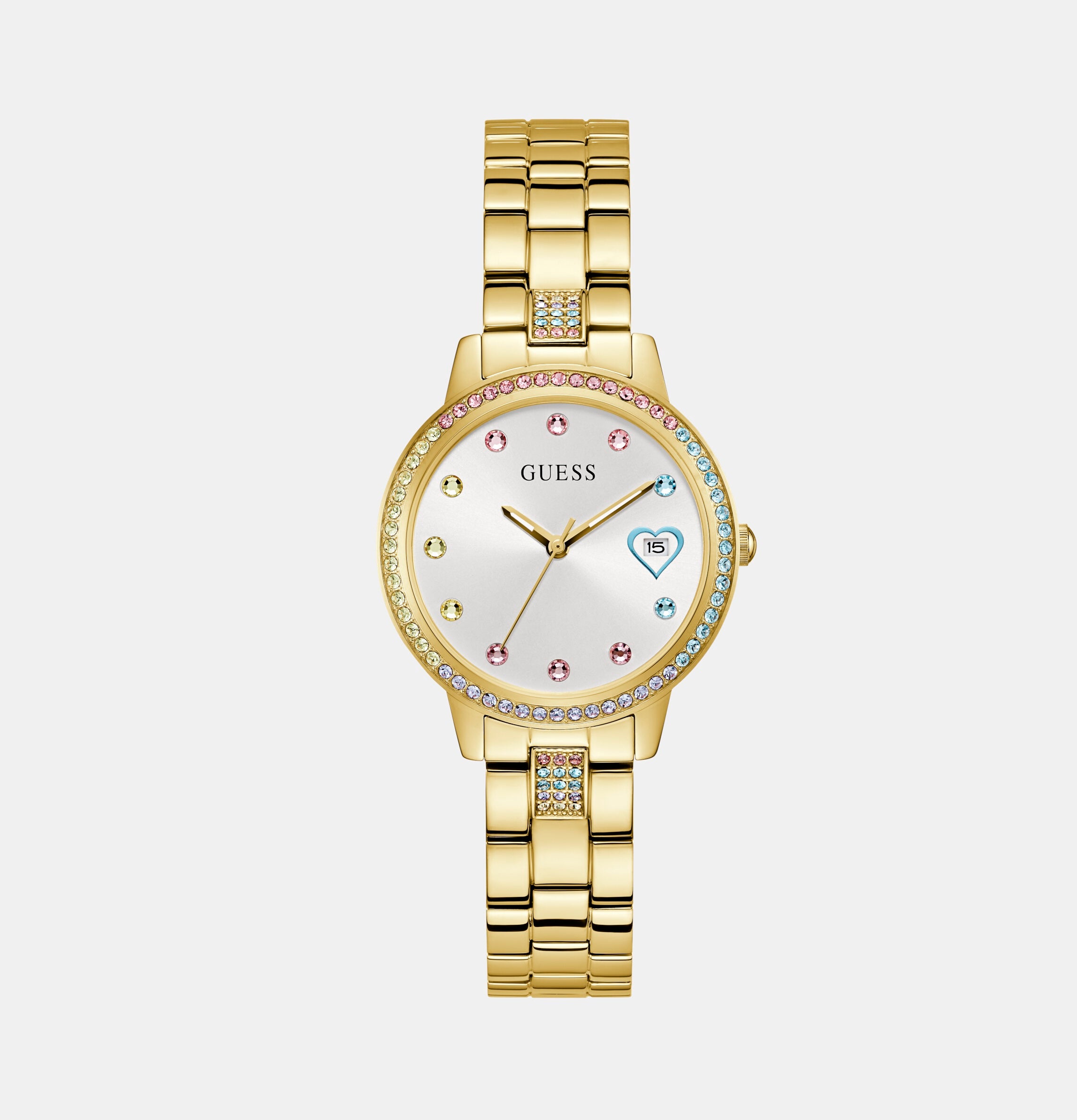Guess Round White Analog watch