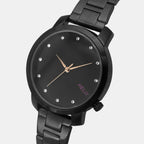 Helix Stainless Steel Black watch