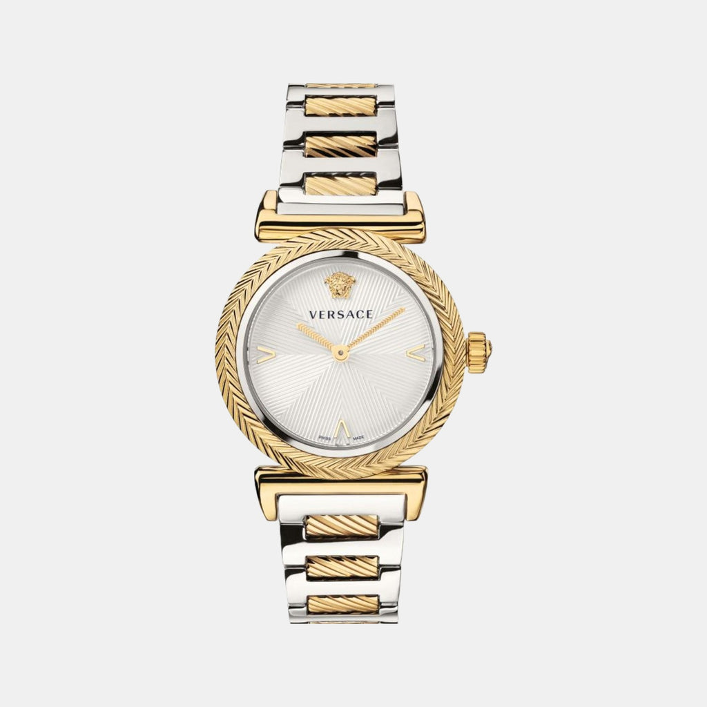 Versace Round White Analog watch