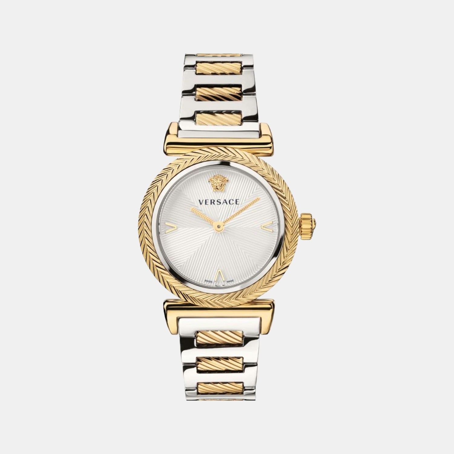 Versace Round White Analog watch