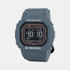 Casio Rectangular Blue Digital watch