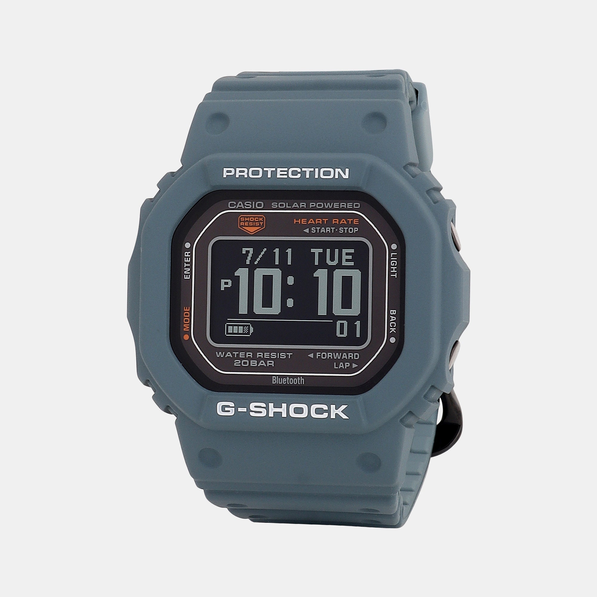 Casio Rectangular Blue Digital watch
