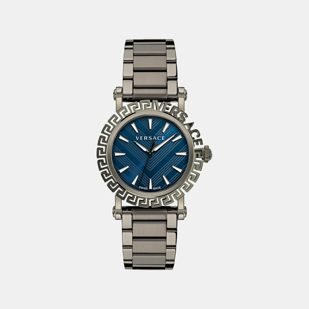 Versace Round Blue Analog watch