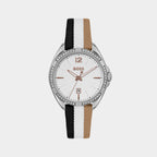 Boss Round White Analog watch