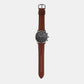 Male Grey Chronograph Leather Watch FS5522