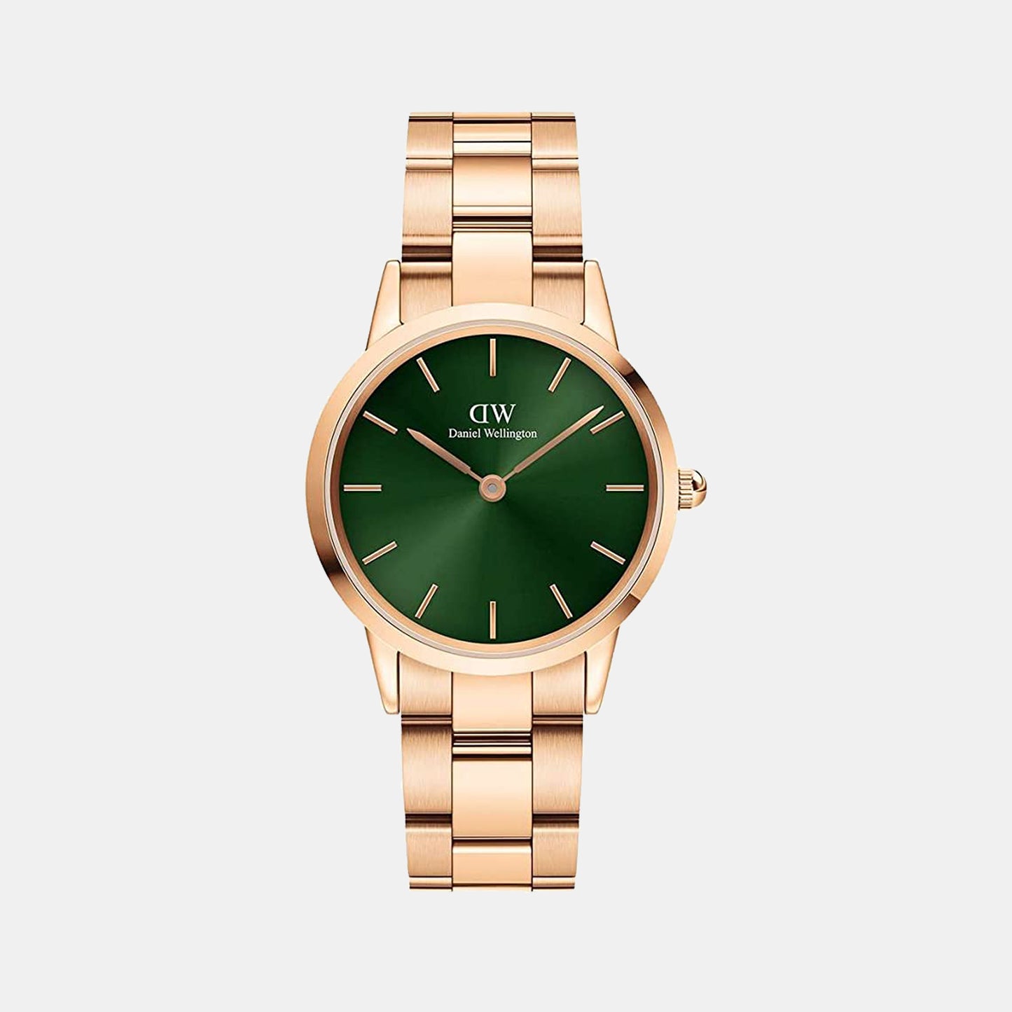 Iconic Female Green Analog Stainless Steel Watch DW00100420