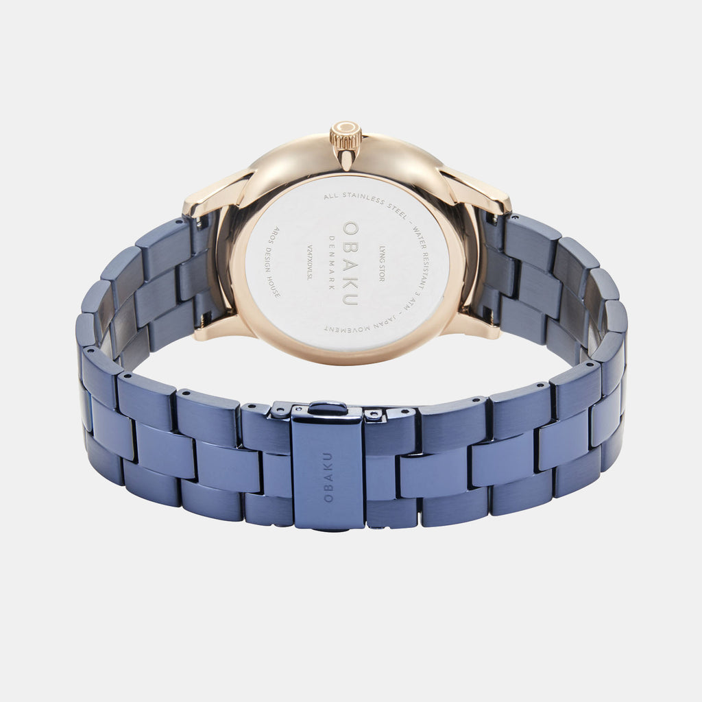 Obaku Men Round Blue watch