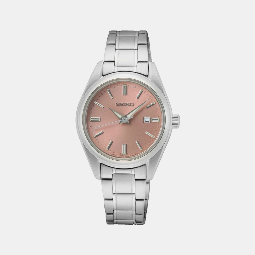 Seiko Round Pink Analog watch