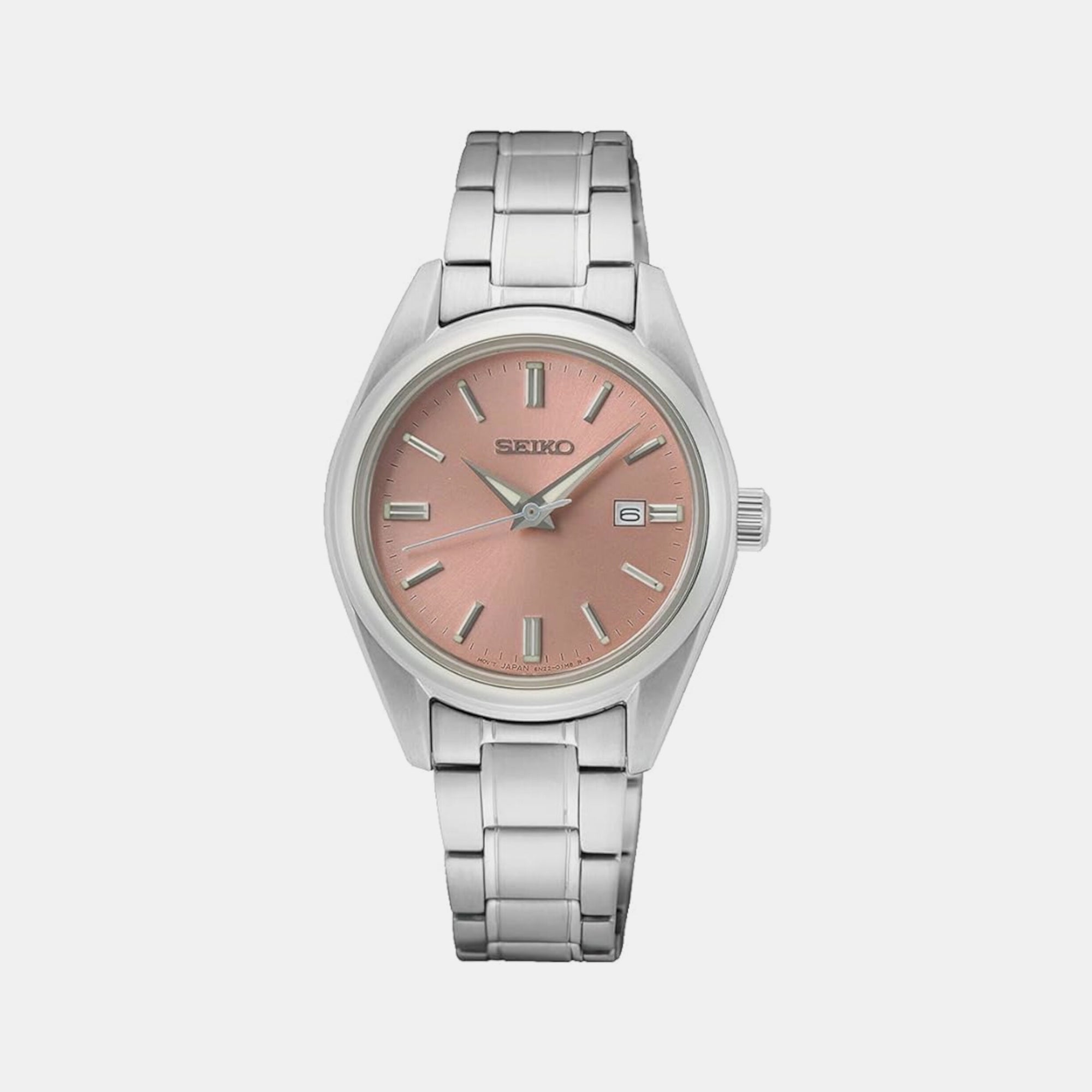 Seiko Round Pink Analog watch