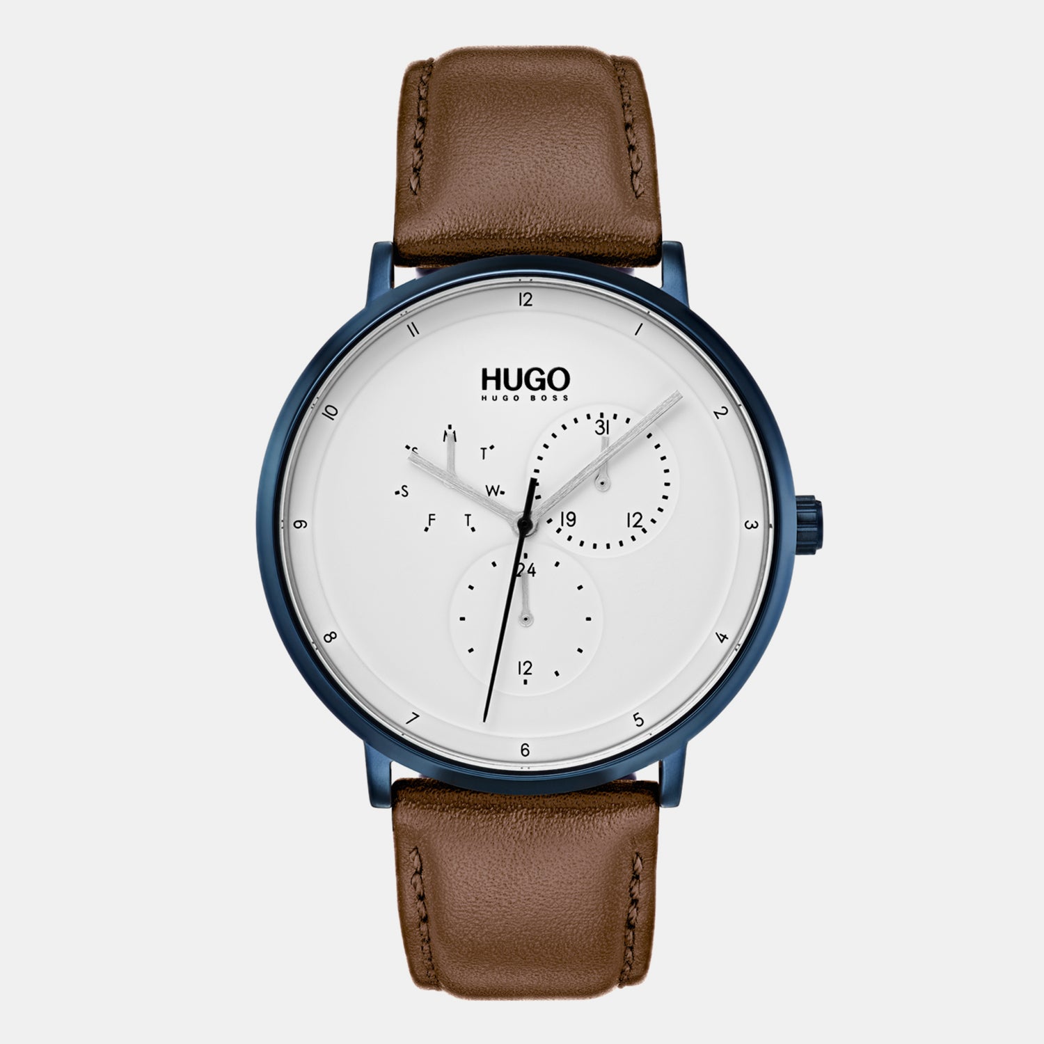 Boss Round White Analog watch