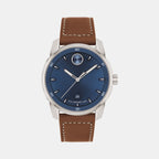 Movado Round Blue Analog watch