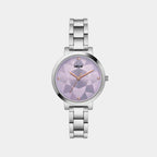 Helix Round Purple Analog watch