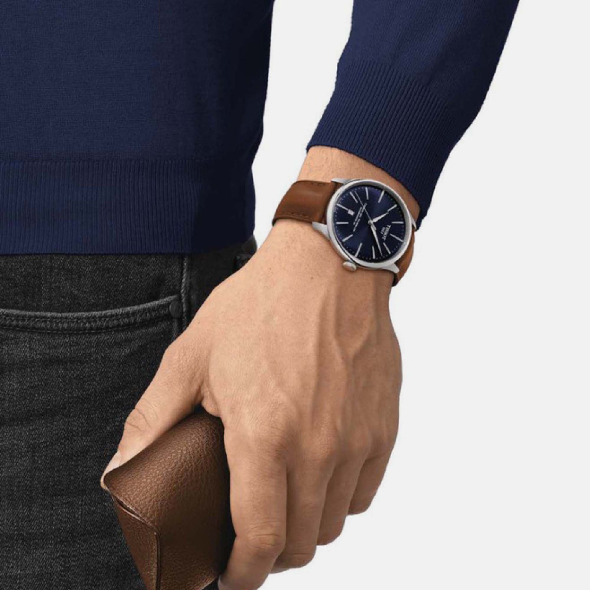 Tissot 42 mm Brown Automatic watch