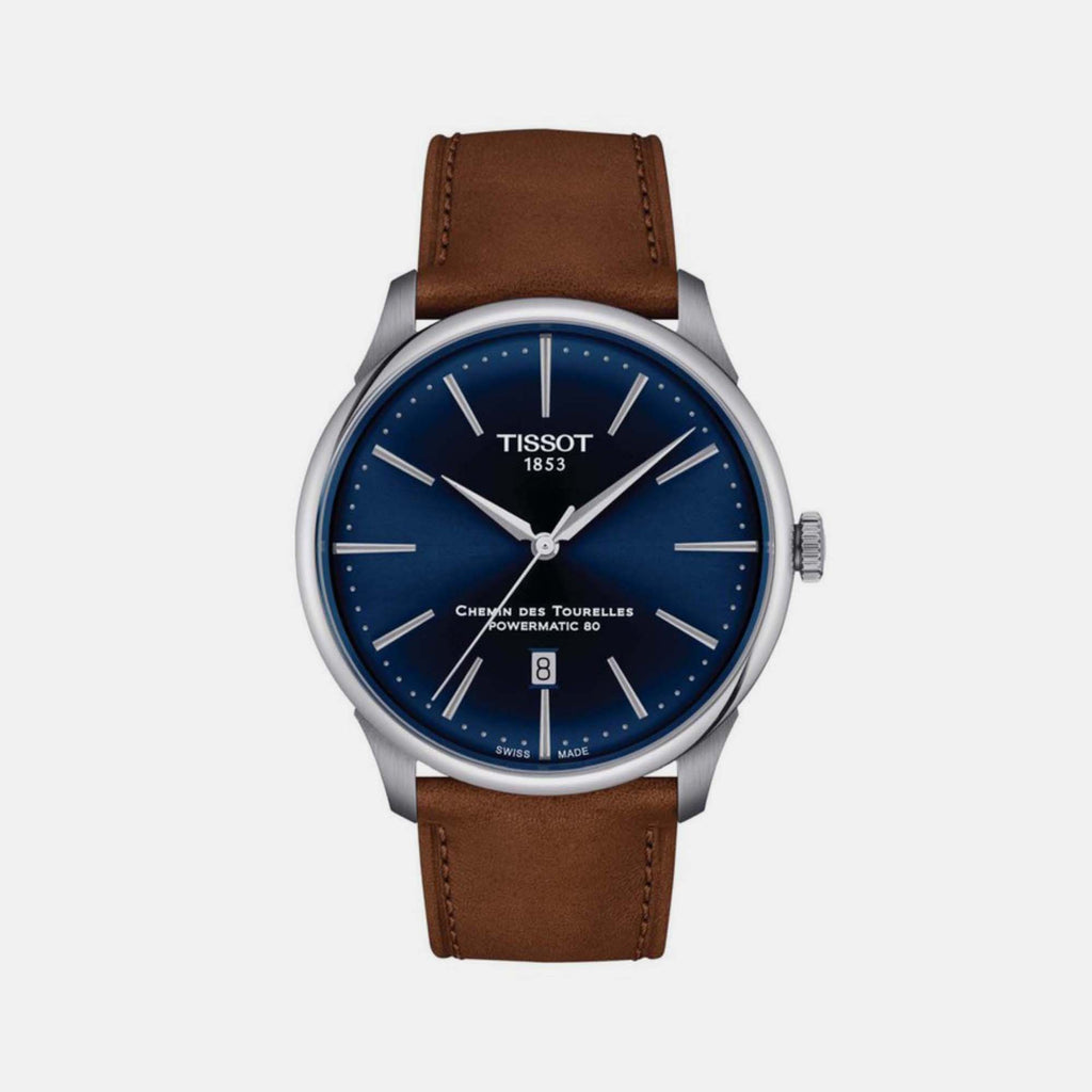 Tissot Round Blue Analog watch